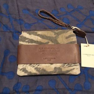 Camo makeup/accessories wristlet